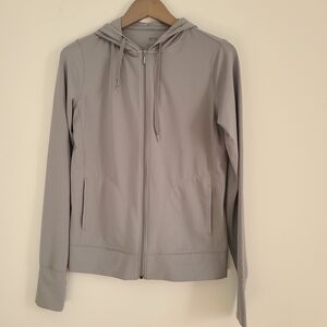 Uniqlo Gray Zip-Up Hoodie